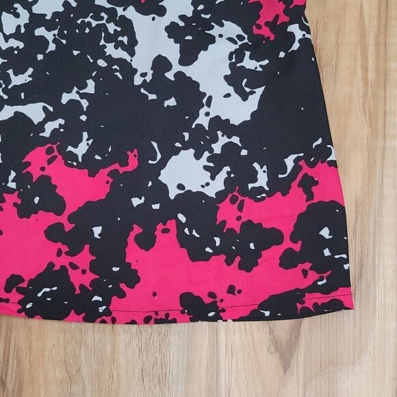 🔹️NWT Banana Republic Pink, Black, & Gray Short Sleeve Blouse Small - Picture 13 of 16